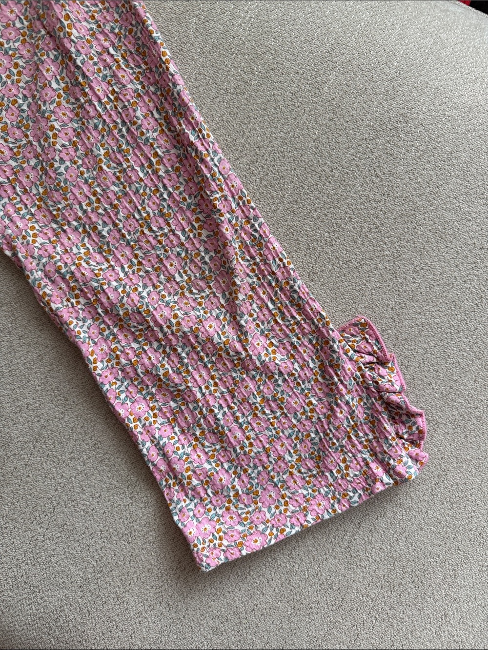 Kids Floral Pink Ruffle Set - Picture 4 of 4